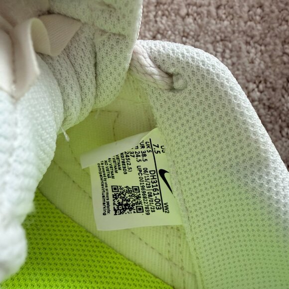 Women's Nike Court Legacy Shoes - Phantom White, Size 7.5 - Like New - Picture 5 of 6